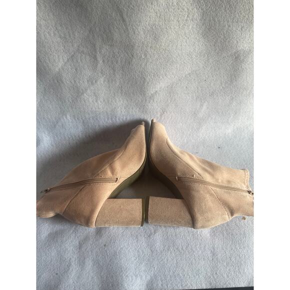 MIA FAUX SUEDE PERP TOE BOOTIES 8M - Picture 5 of 6